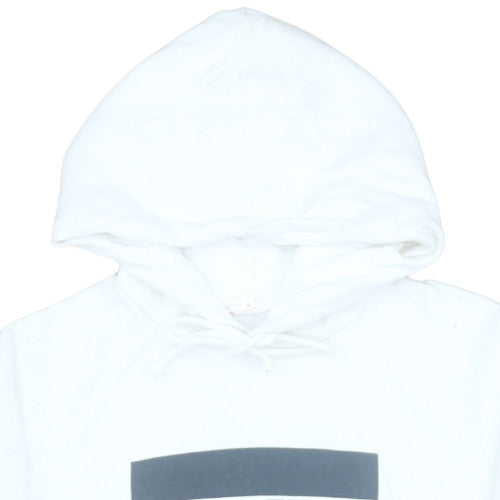 Levi's Men's White Pullover Hoodie S Graphic Logo Sweatshirt