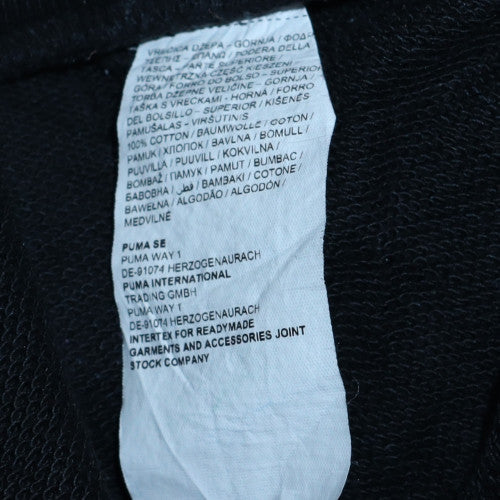 Puma Mens Black XL Jogger Trousers with Logo Tape Trim