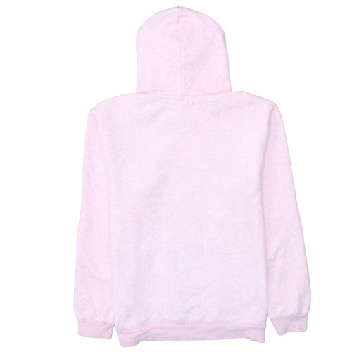 Puma Women Pink Pullover Hoodie Medium Logo Sport Sweatshirt