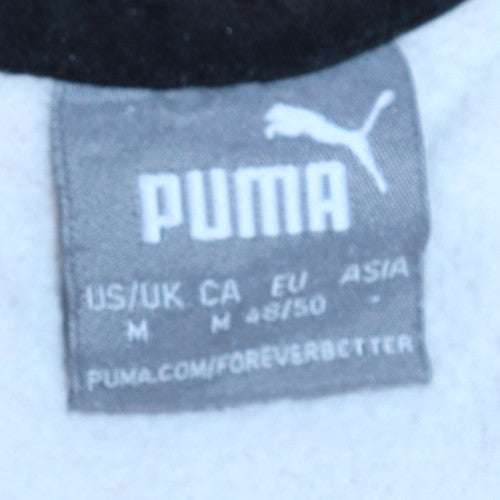 Puma Women Pink Pullover Hoodie Medium Logo Sport Sweatshirt