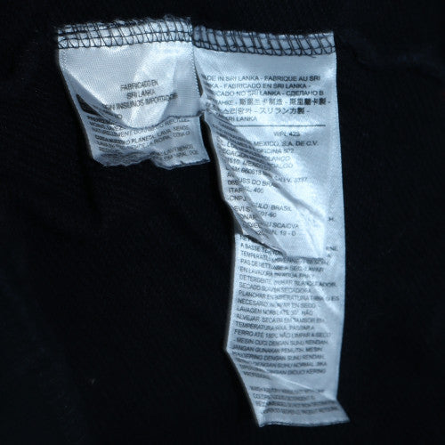 Levi's Men's Black Pullover Hoodie Size M Graphic Logo Sweatshirt