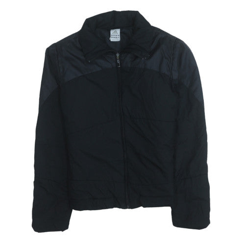 Adidas Womens Black Size 16 Full Zip Lightweight Windbreaker Jacket