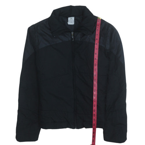 Adidas Womens Black Size 16 Full Zip Lightweight Windbreaker Jacket