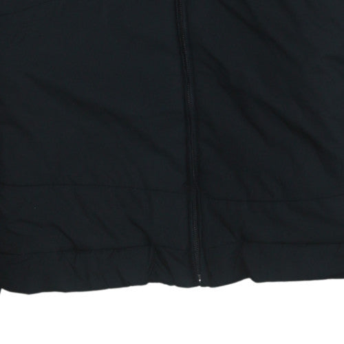 Adidas Womens Black Size 16 Full Zip Lightweight Windbreaker Jacket