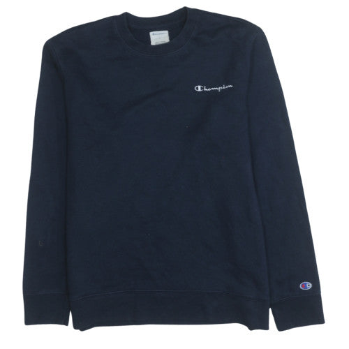 Champion Men's Blue Crew Neck Pullover Sweatshirt L Regular