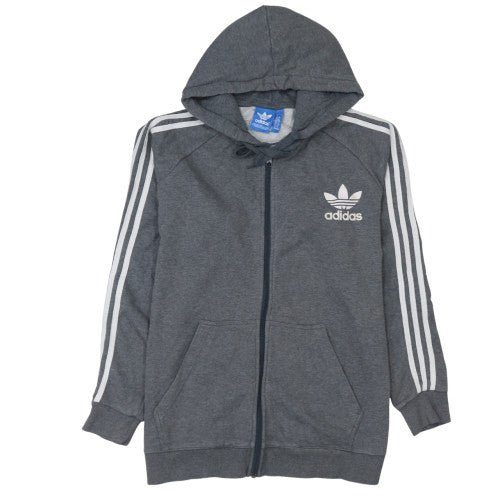 Adidas Men's Grey Full Zip Hoodie XL Sportswear