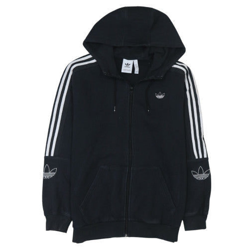 adidas Men's Black Full Zip Hoodie M Sportswear Fleece