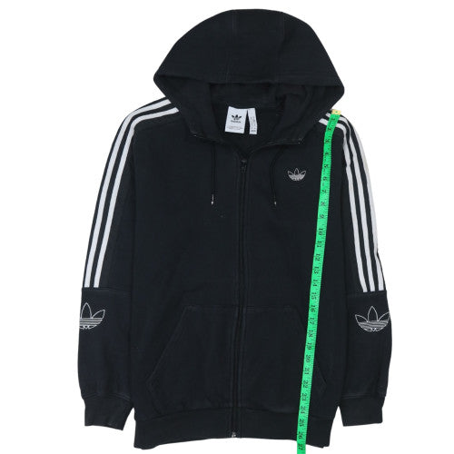 adidas Men's Black Full Zip Hoodie M Sportswear Fleece