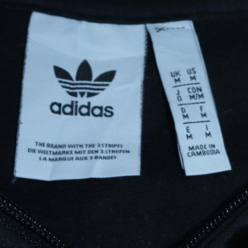 adidas Men's Black Full Zip Hoodie M Sportswear Fleece