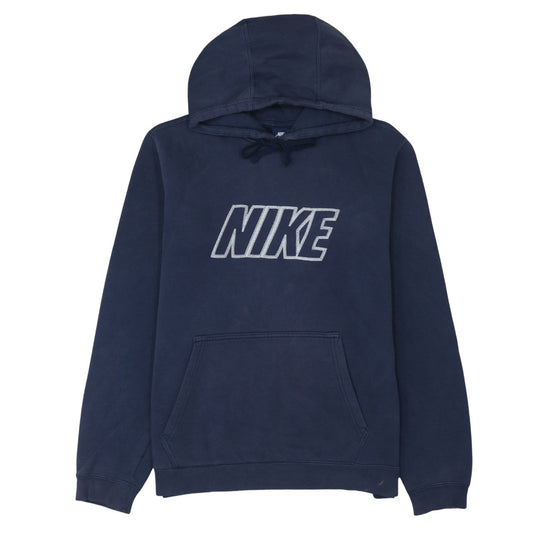 Nike Mens Blue Pullover Hoodie M Sports Fleece Sweatshirt