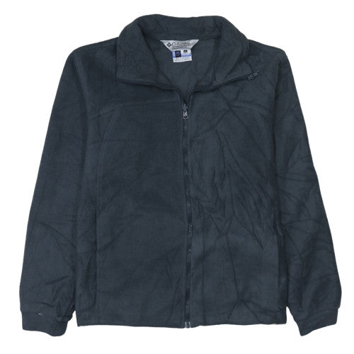 Columbia Women Black Fleece Full Zip Interchange Jacket L