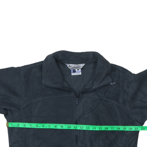 Columbia Women Black Fleece Full Zip Interchange Jacket L