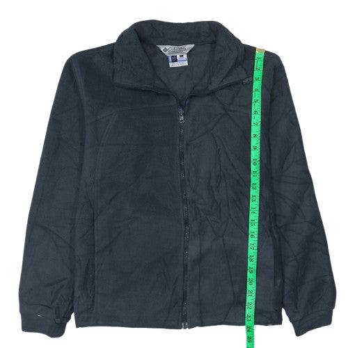 Columbia Women Black Fleece Full Zip Interchange Jacket L