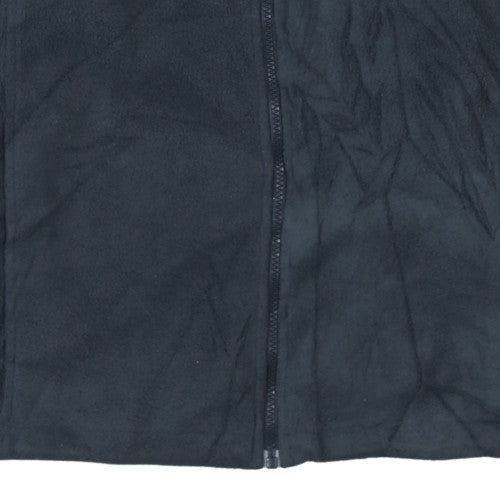 Columbia Women Black Fleece Full Zip Interchange Jacket L