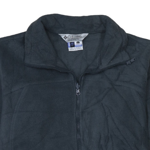 Columbia Women Black Fleece Full Zip Interchange Jacket L