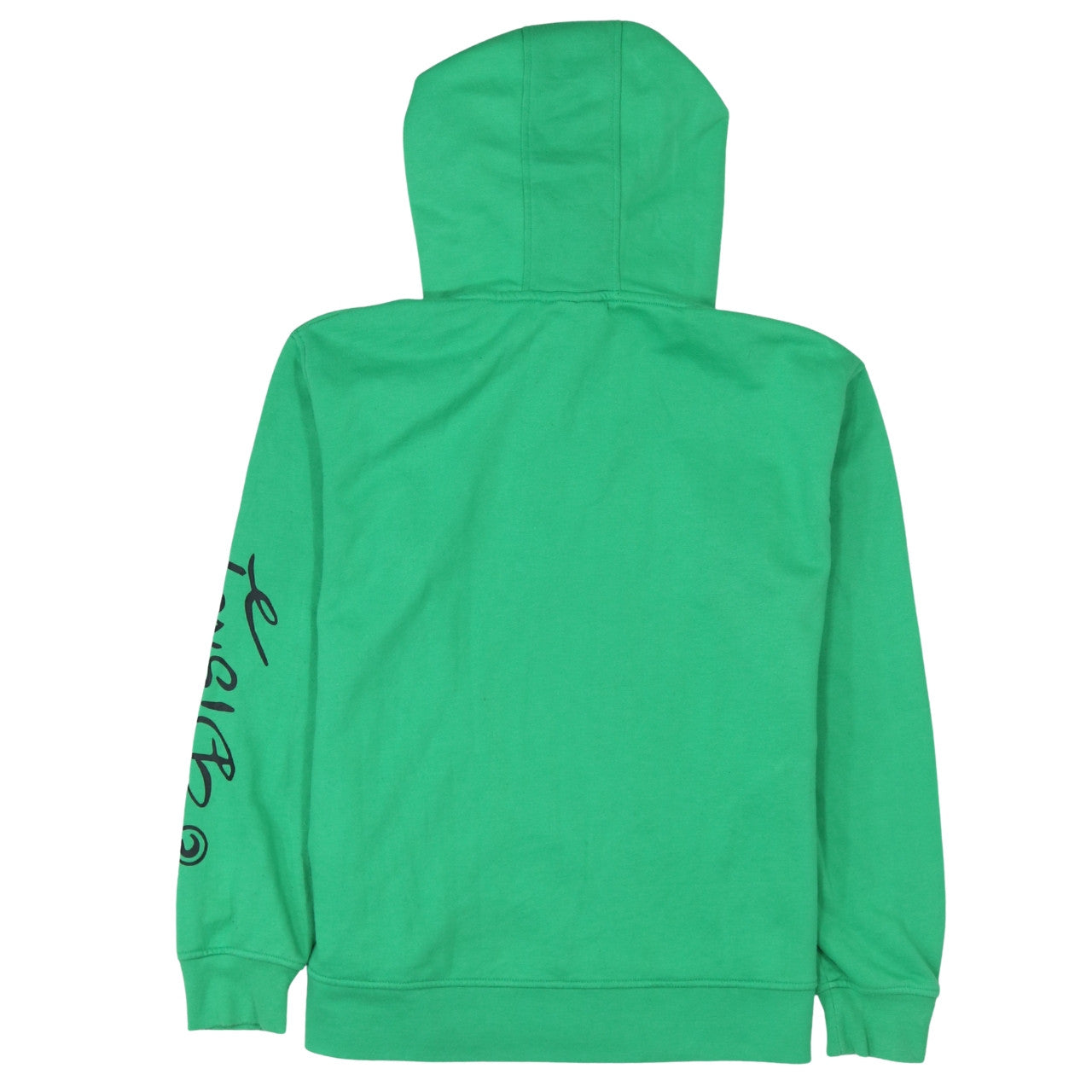 Disney Women Green Mickey Mouse Pullover Hoodie XS Cotton