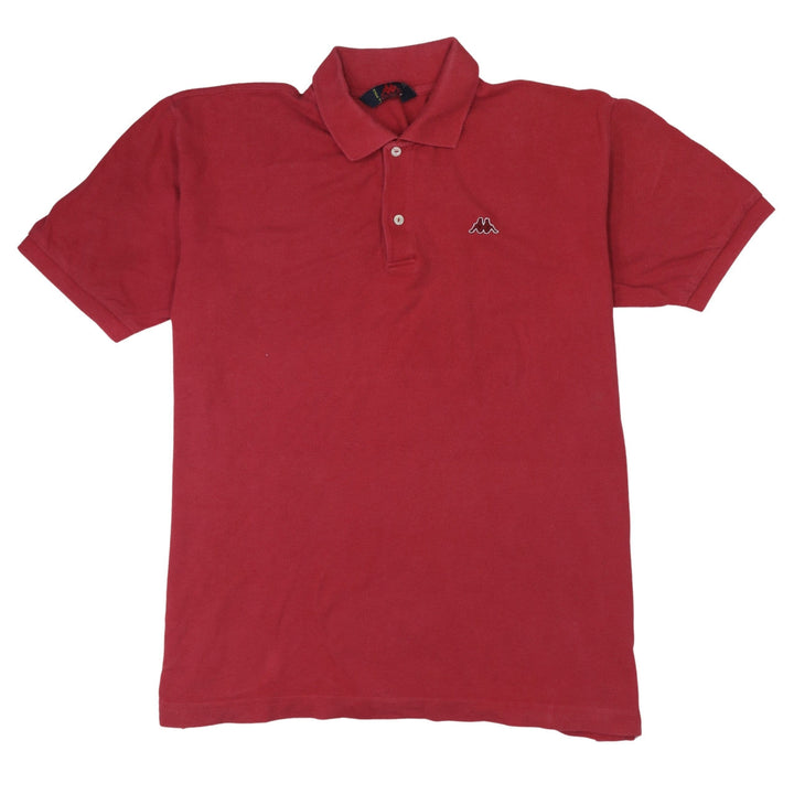 Kappa Men's Red Cotton Polo Shirt Size L Classic Fit