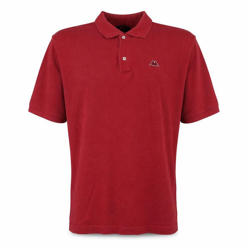Kappa Men's Red Cotton Polo Shirt Size L Classic Fit