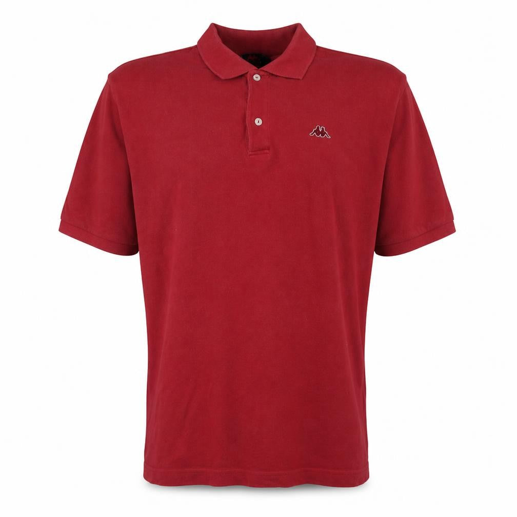 Kappa Men's Red Cotton Polo Shirt Size L Classic Fit
