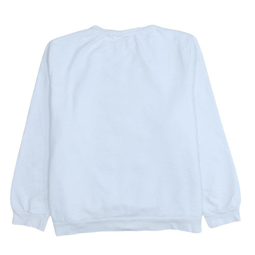 Disney Womens White Mickey Minnie XL Sweatshirt Pullover