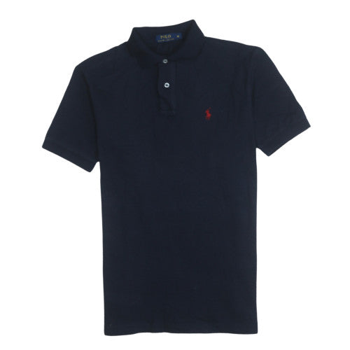 Ralph Lauren Men's Blue Embroidered Logo Polo Shirt M