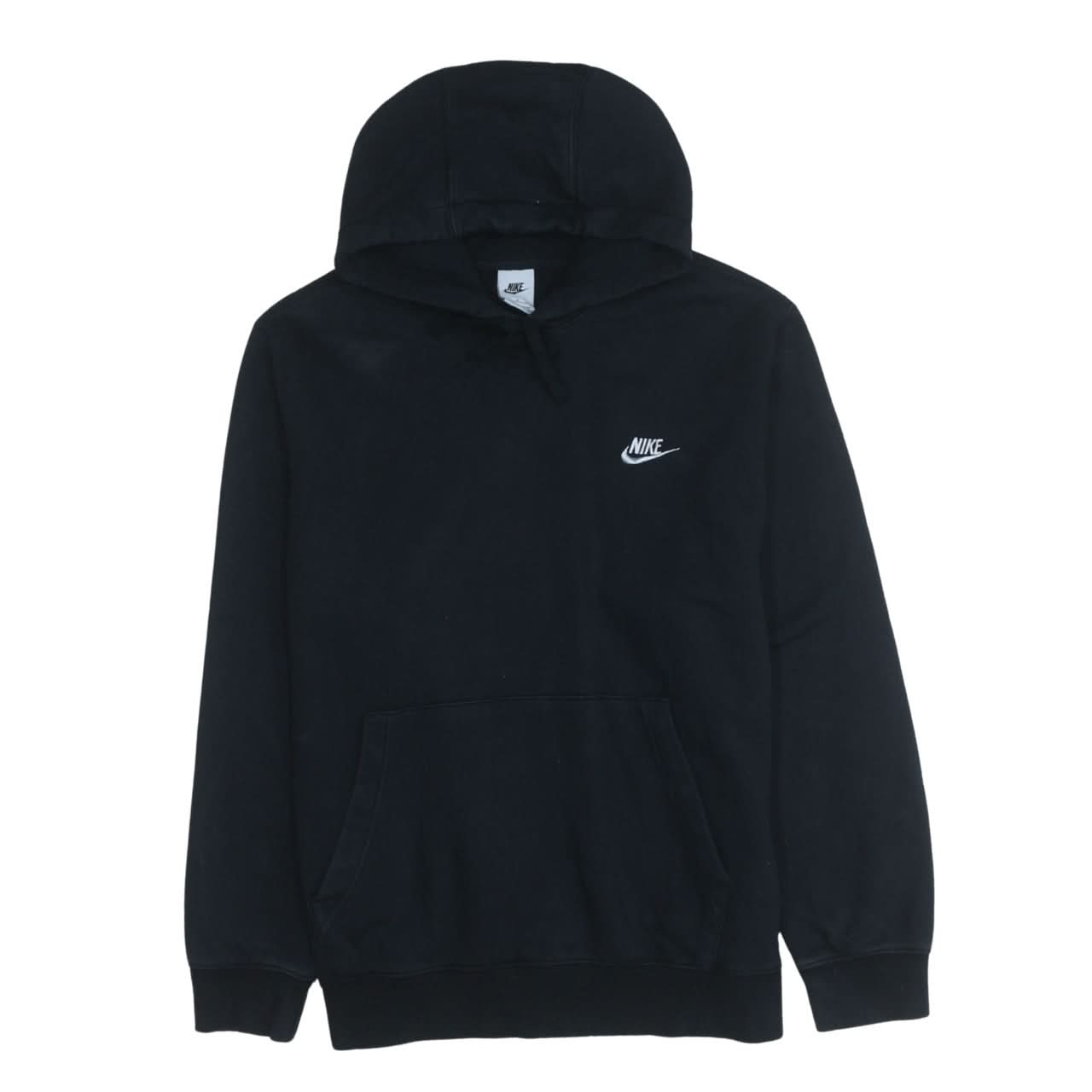 Nike Men's Black Pullover Hoodie Size L Fleece Sportswear