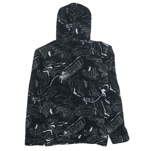 Puma Boys Black Graphic Pullover Hoodie 15-16 Years Sportswear