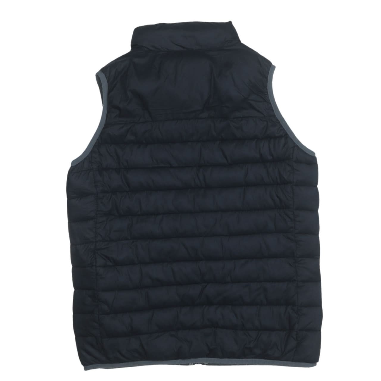 Kappa Boys Black Puffer Sleeveless Waistcoat 12 Years