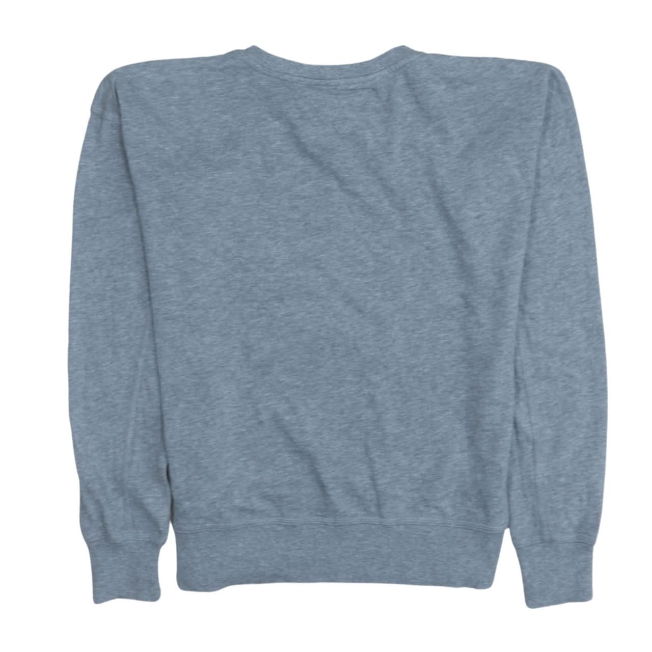 Tommy Hilfiger Women Blue Crew Neck Pullover Sweatshirt Medium