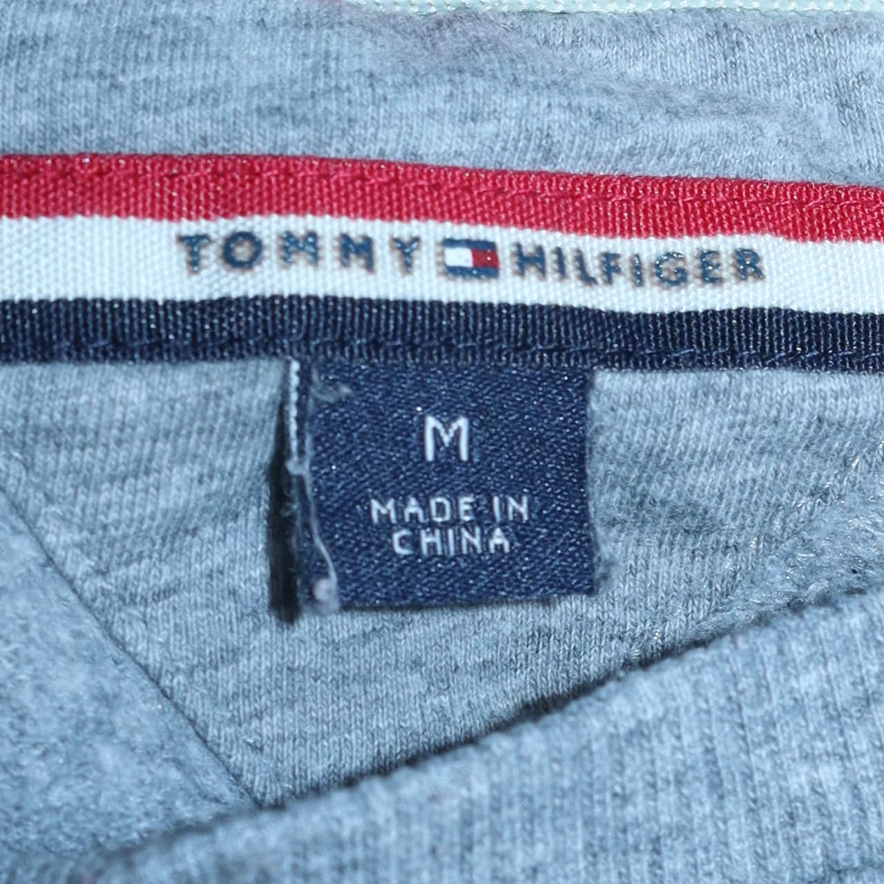 Tommy Hilfiger Women Blue Crew Neck Pullover Sweatshirt Medium