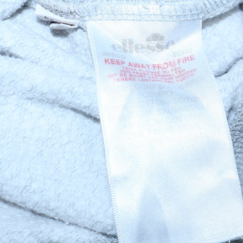 Ellesse Womens Grey Logo Crew Neck Pullover Sweatshirt UK 12