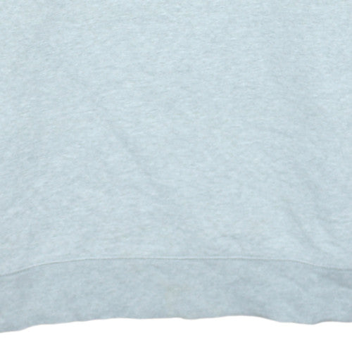 GAP Women Grey Logo Crew Neck Pullover Sweatshirt Size L