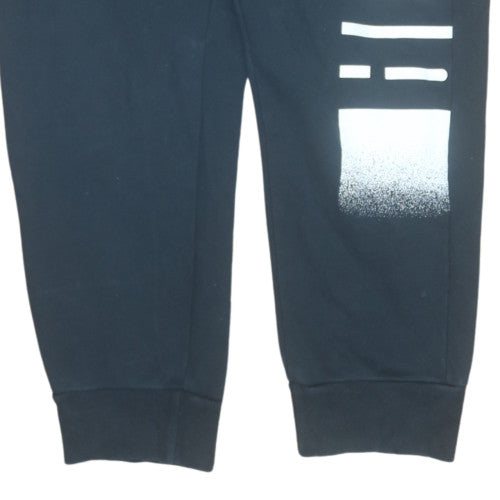 Puma Men's Black Logo Jogger Sweatpants Size L Regular Fit