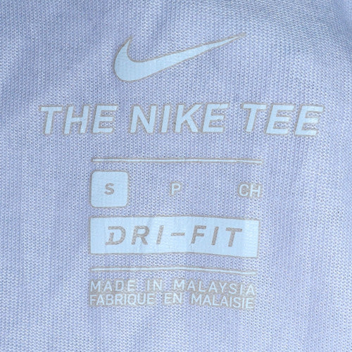 Nike Women's Purple Dri-Fit Graphic Sports T-Shirt Size S