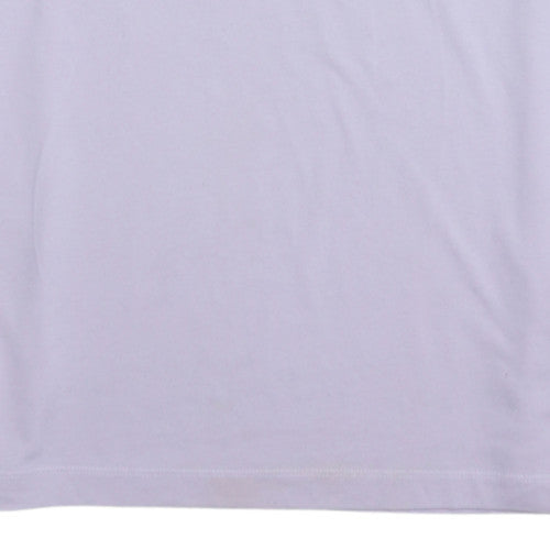Nike Women's Purple Dri-Fit Graphic Sports T-Shirt Size S