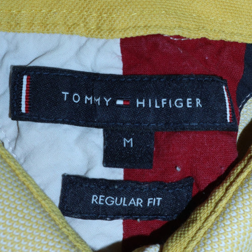 Tommy Hilfiger Men’s Beige Regular Fit Cotton Polo Shirt M
