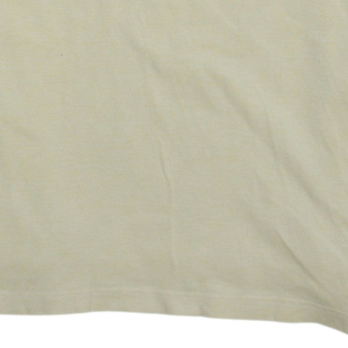Tommy Hilfiger Men’s Beige Regular Fit Cotton Polo Shirt M