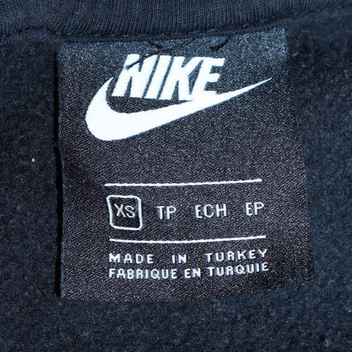 Nike Men's Black XS Pullover Hoodie with Graphic Logo
