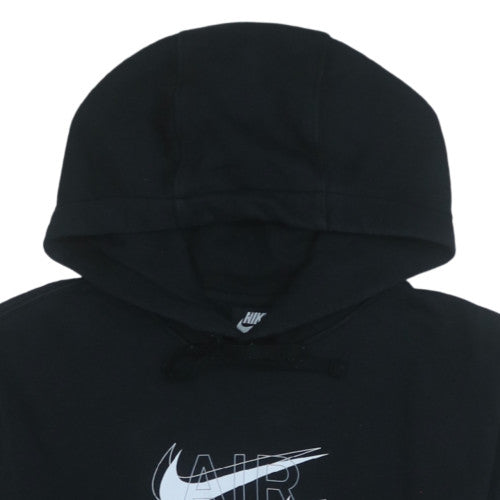 Nike Men's Black XS Pullover Hoodie with Graphic Logo