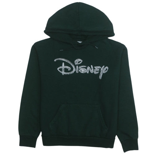 Disney Womens Black XS Pullover Hoodie with Logo Print