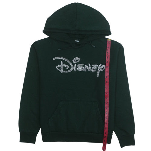 Disney Womens Black XS Pullover Hoodie with Logo Print