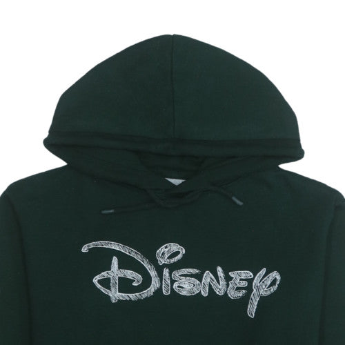 Disney Womens Black XS Pullover Hoodie with Logo Print