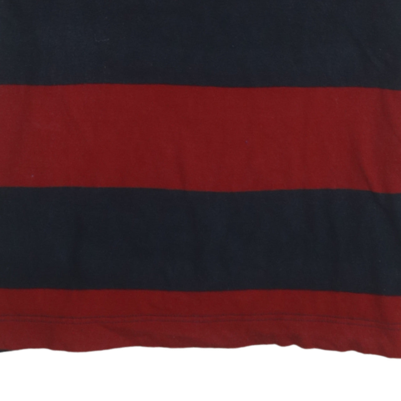 Lacoste Men’s Red & Navy Striped Regular Fit Polo Shirt Size L