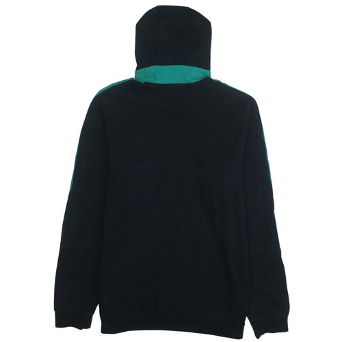 Adidas Mens Black Pullover Hoodie L Sports Graphic Fleece