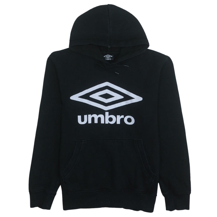 Umbro Men's Black Pullover Hoodie Size S Sports Fleece