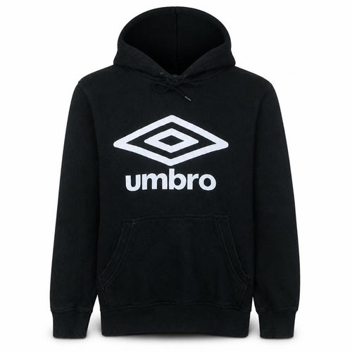 Umbro Men's Black Pullover Hoodie Size S Sports Fleece