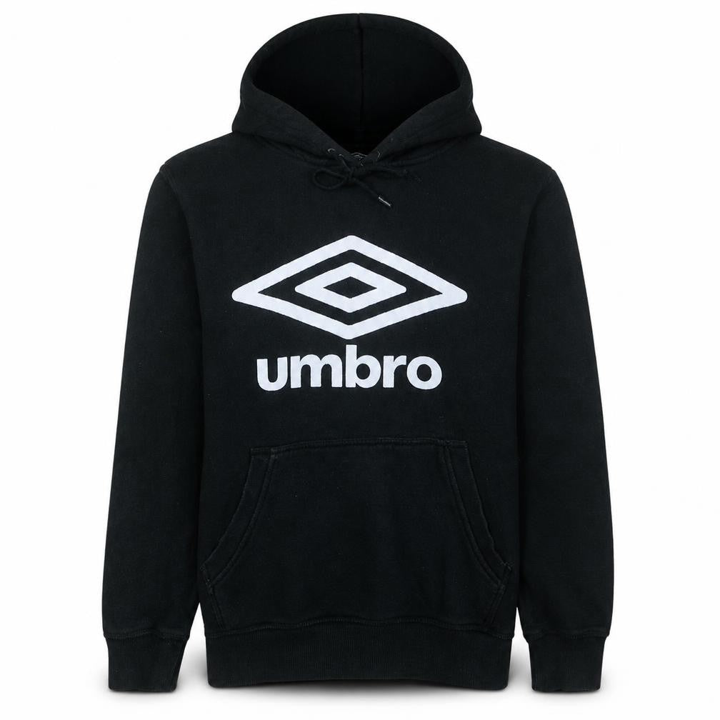 Umbro Men's Black Pullover Hoodie Size S Sports Fleece