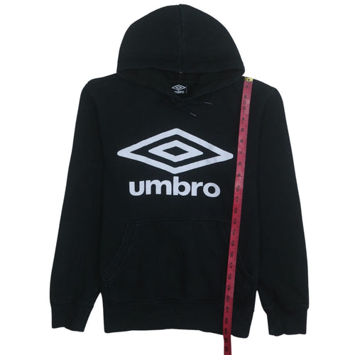 Umbro Men's Black Pullover Hoodie Size S Sports Fleece