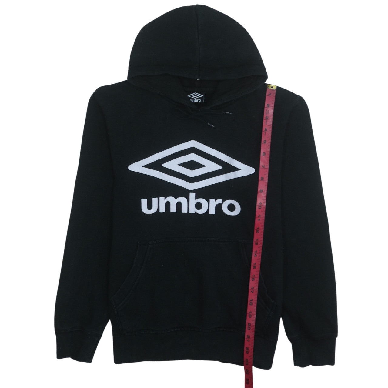 Umbro Men's Black Pullover Hoodie Size S Sports Fleece