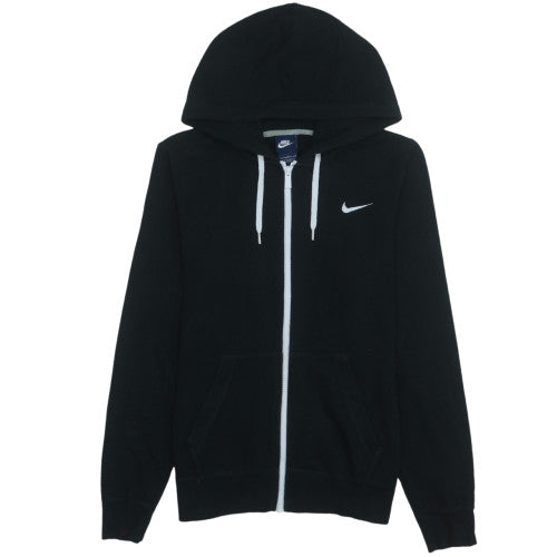 Nike Women's Black Full Zip Hoodie Large Hooded Sweatshirt